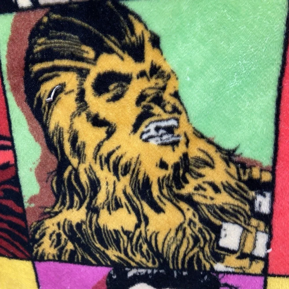 Vintage Star Wars Throw Plush Blanket‎ 39